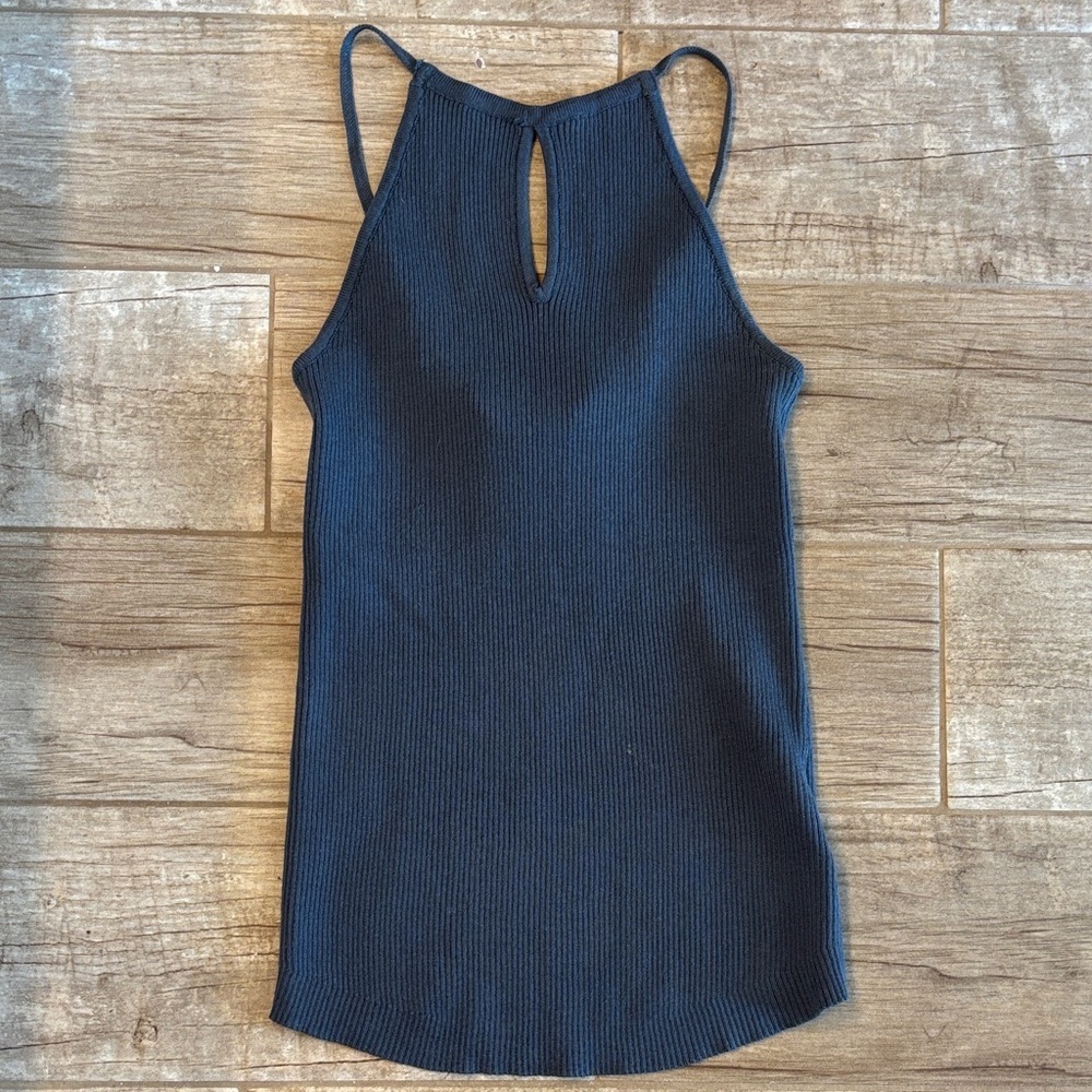 Wishlist Navy Blue Women's Spaghetti Strap Top